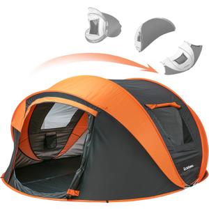 EchoSmile Pop Up Camping Tent, 6 Person Easy Setup, Portable Carry Bag