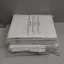 MRJ 6 Pack White Table Cloth 70 Inch Round Polyester Tablecloth Fabric Washable Table Cover for Wedding Dining Outdoor