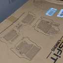 LASFIT Floor Mats & Cargo Liner with Backrest Mat for Chevrolet Chevy Traverse 2018-2023/Traverse Limited 2024 Only 7 Seats (2nd Row Bucket Seats), All Weather TPE Custom Fit Car Floor Mats Full Set