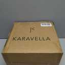 KARAVELLA Large Wood Slices for Centerpieces Wood Centerpieces for Tables, Rustic Wedding Centerpiece, Natural Wood Slabs, Thin Slices 10-11 inches (10 Pack)