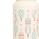 Pickleball Water Bottle 32oz Stainless Steel Insulated Vaccum with Lid, Pickleball Gifts for Pickleball Players, Pickleball Lovers, Women Girls Ladies