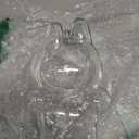 Protective Case Compatible with LABUBU The Monsters Have a Seat Plush Doll Toy, PVC Plastic Clear Cover(Case Only)