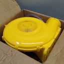 470W Yellow Air Blower for Inflatable Bounce House, Water Slide, Jumping Castle, Inflatable Screen and Inflatable Tent, Dual Use for Yard Leaf Blowing