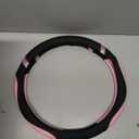 Cxtiy Steering Wheel Cover for Women Leather Universal Steering Wheel Covers for Car 15 inch (Pink)