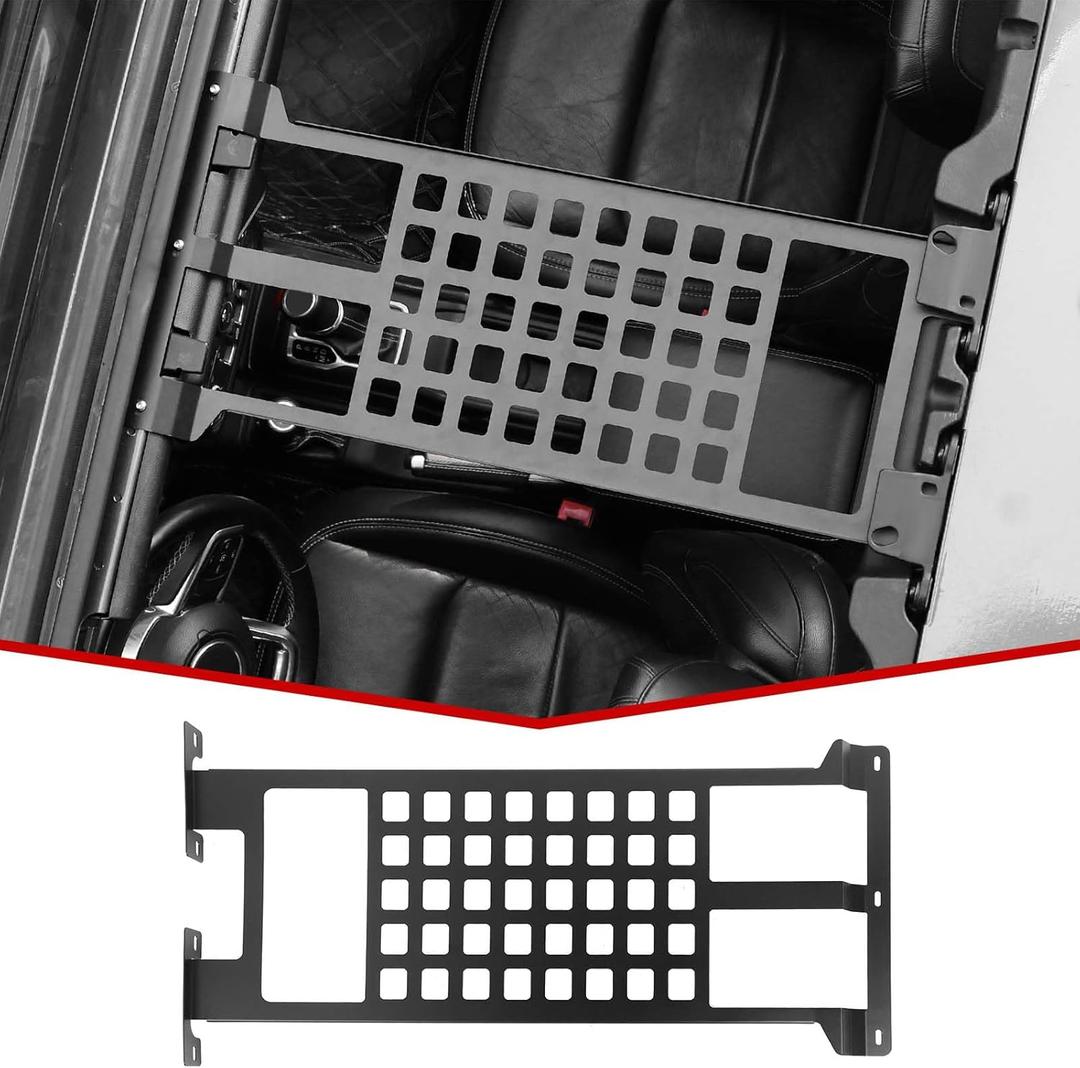 JeCar Roof Rack Hard Top Molle Panel Exterior Accessories Compatible with Jeep Wrangler JL JLU 2018-2023 & Gladiator JT Truck