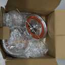 2Pcs 20770691 3" Truck Fuel Tank Cap, Locking Diesel Fuel Cap Fit for Volvo VN & VNL Heavy Truck Models, Replaces OEM S-23949, 20511590, Vol 20770691, Aluminum Diesel Fuel Tank Cap