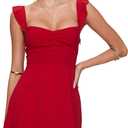 Princess Polly Women's Landon Mini Dress (2, Red)