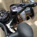 Penn Pursuit V Spinning Fishing Reel, Size 5000, Corrosion-Resistant Graphite Body, Lightweight Aluminum Superline Spool, HT-100 Drag System