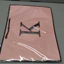 2 x Eaureum Personalized Initial K Gift Bags for Girls Women, 13" Pink Initial K Gift Bags for Birthday Wedding Holidays Party Decorations for Her Girls Women Daughter Granddaughter Friends Wife