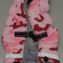 Lelepet Warm Dog Winter Coat Dog Coats for Large Dogs Waterproof Dogs Jacket with Harness Built in Reflective Cold Weather Coats Zip-Up Winter Fleece Vest Snowsuit Boston Terrier Pink Camo, Large