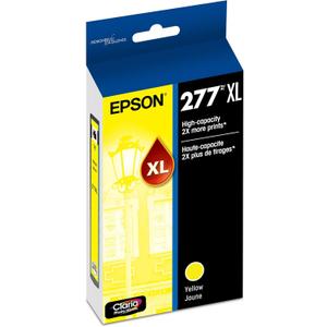 EPSON 277 Claria Photo HD Ink High Capacity Yellow Cartridge (T277XL420-S) Works with Expression XP-850 , 860, 950, 960, 970 (1 Pack)