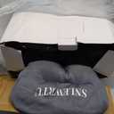 Bath Pillow RUVINCE Ergonomic Luxury Bathtub Pillow with Head, Neck, Shoulder and Back Support, 4D Bath Pillows for tub with 6 Powerful Suction Cups, Fits All Bathtub (Grey)