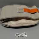 IKEEPFIT Portable Heating Pad for Back, Cordless Wearable Heat Belt with Massager for Lower Back Pain Relief, Battery Powered 8000 mAh Rechargeable, MAXwarm 3.0, Gift for Women Men 90-310 lbs (Beige)