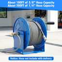 MYOYAY Pressure Washer Hose Reel 100FTx3/8‘’ / 200FTx1/4''