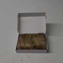 FESHFEN Dirty Blonde Wigs with Bangs, Synthetic Natural Looking Long Layered Straight Hair Wig for Women Daily Party Use, 18 inch