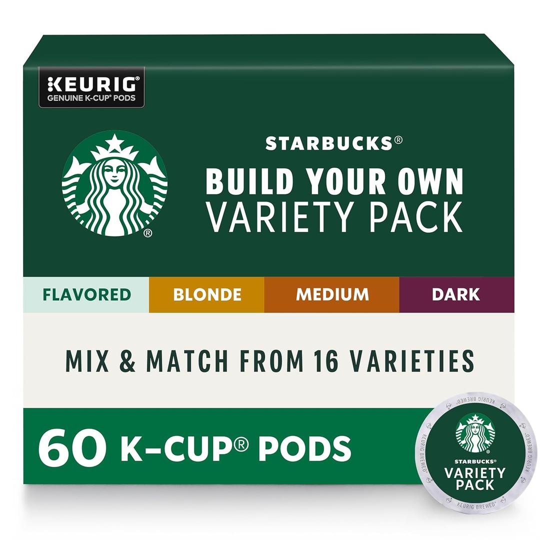 Starbucks K-Cup Coffee Pods, Custom Build Your Own Variety Pack, 60 Pods​, BB 29 JUL 2026