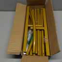 UDEAR 6.6FT Metal Arch Backdrop Stand, for Wedding Backgrounds Climbing Plants Event Decorations Outdoor Ceremonies, Gold