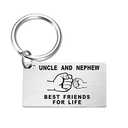 TGCNQ Uncle Gift from Nephew, Uncle and Nephew Keychain, Best Uncle Gifts, Gift for Uncle Birthday Christmas