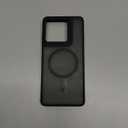 FNTCASE for Motorola Edge-2025 Magnetic Case: Matte Textured Military Grade Drop Protection Translucent Cell Phone Cover - Slim Rugged Durable Shockproof Protective Bumper Phonecase(6.6 inch/Black)