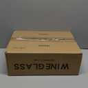 Stemless Wine Glasses Set of 12, 15 Ounce Smooth Rim Standard Wine Glass Tumbler for Red, White Wine, Dishwasher Safe