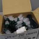 2-Pack Connectable C9 Christmas Lights Outdoor Indoor, 66 FT 100 LED Christmas String Lights Plug in with 8 Modes & Timer, Waterproof Fairy Twinkle Light for Xmas Tree Yard Decorations (Red and White)