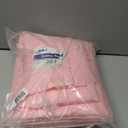 JMU 10 Pack Disposable Isolation Gowns Pink, Polypropylene Medical Gowns Long with Knitted Cuffs, Length 47.24" (One size)