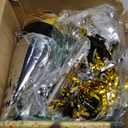 New Years Eve Party Supplies 2026 for 96, New Years Eve Party Decorations, a Banner, 48 Cone Hats, 48 Glasses, 98 Blowouts, 48 Leis, 50 Necklaces and a Backdrop, Great NYE Decorations Pack
