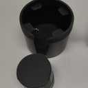 Seven Sparta Car Cup Holder Expander with Adjustable Base, Compatible with Hydro Flasks 32/40 Ounce, Compatible with Yeti Ramblers 20/26/30 Ounce, Other Bottles in 3.4"-3.8" (Black) (Medium*1)