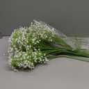 Babys Breath Artificial Flowers, 30 pcs White Flowers Artificial Real Touch Faux Flowers Bouquet Look Real Fake Flowers for Wedding Party Home Garden Tables Centerpieces Office Arrangements Decoration Baby Breath-white
