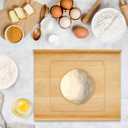 Reversible Wood Pastry Board 20"X24"with Engraved Ruler, 20"L x 40"W