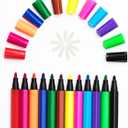 2 x VILLCASE Paint Marker Replacement Nibs Soft Fine Tip for Acrylic and Oil Markers Refillable Drawing Pen Tips for Detailed Sketching and Precise Art