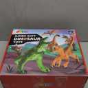 JOYIN Big Dinosaur Toys for Toddlers, 6 Piece Large Soft Dinosaur Figures with an Educational Book, Jumbo Realistic Toys for Boys and Girls Gift, Kids Ages 1 2 3 4 5