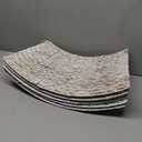 Lanpn Natural Rattan Christmas Tree Collar 36 inch, Decorative Wicker Woven Tree Skirt Ring Stand Base Cover Rustic Farmhouse for XL Large Big Huge Oversize Artificial Trees Xmas Decor (White)