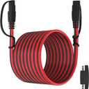 OYMSAE 25Feet SAE Extension Cable Quick Disconnect Connector 16AWG for Automotive, Solar Panel, Charging Adapter (25FT)