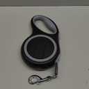 26Ft Retractable Dog Leash, Heavy Duty Great Leash for Dog up to 110 lbs, Anti-Slip Rubberized Handle, One-Handed Brake, Strong Nylon Tape, Tangle Free(Large Size).