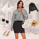 Womens Shaping Half Slip Dress (Black, S)