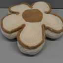 XIAIJIA Flower Pillow White Flowers Shaped Cushion Decorative Daisy Pillow for Bed Couch Cute Throw Pillows