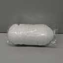 400g T Shirt Yarn, Tshirt Crochet Yarn for Crocheting Bag/Craft Project/Home Decor, 14.1oz/400g, 120yd/110m Crochet with Polyester Spandex Blend Stretch Fabric(White)