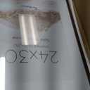 Fun Memories 24x30 Poster Frame with Mat for 18x24 - Solid Walnut Wood Photo Frame, Tabletop and Wall Display, Vertical or Horizontal Display, 24 By 30 Wood Frame with Rounded Corners, Natural Walnut