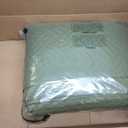 Love's cabin King Size Quilt Bedding Set Olive Green Bedspreads - Bed Summer Lightweight Bedspread Comforter - Wave Pattern Bedding Coverlet for All Season - 3 Pieces (1 Quilt, 2 Pillow Shams)