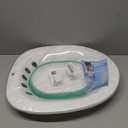 RUGUO Sitz Bath for Toilet Seat - Yoni Steam Seat - Sitz Bath for Hemorrhoids and Postpartum Care - Portable Bidet BPA Free - Foldable Basin for Epsom Salt Soak - Green