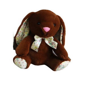 Holiday Home Brown Bunny with Ribbon