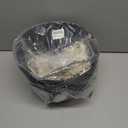 10 Inch Hanging Planters for Indoor & Outdoor Plants (2 Pack) - Self-Watering & Drainage Flower Pots with 2 Kinds of Plant Hangers for Home Decor & Garden (Deep Gray, 10 in)