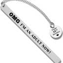 18 Year Old Birthday Bookmark 18 Birthday Gifts for Women Men Unique Happy 18th for Him Her Bookmark Gift for Daughter Friend Sister Teen Granddaughter