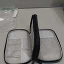 FYY Electronic Organizer, Travel Cable Organizer Bag Pouch Electronic Accessories Carry Case Portable Waterproof Double Layers Storage Bag for Cable, Cord, Charger, Phone, Earphone, Large Size, Black