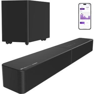 ULTIMEA 2.1 Sound Bar for TV with Dolby Atmos and Wireless Subwoofer