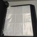 Soccer Card Binder 9 Pocket, Trading Card Binder with Sleeves, Sports Card Binder Collectible Trading Card Albums Fits 900 Cards with 50 Removable Sleeves
