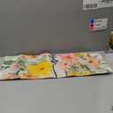 AVOIN colorlife Floral Easter Garden Flag 12x18 Inch Double Sided Outside, He Is Risen Cross Flowers Yard Outdoor Flag