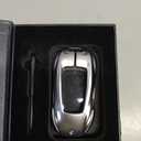 IUIU Metal Silver Key Fob Cover, Key Case Protector Compatible with BMW 1 3 5 7 Series, X1 X2 X3 X4 X5 X6 (B Style)