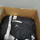 Anibedding Black Comforter Set Queen Size,8 Pieces Boho Bed in a Bag Patchwork Striped Comforter Set, Soft Microfiber Bedding Set for All Season(90"90")